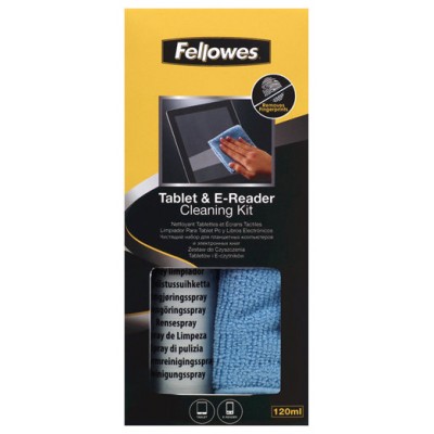 FELLOWES  Kit Limpiador de Pantallas Screen Cleaning Kit 9930501/ Spray 120ml + Gamuza Microfibra