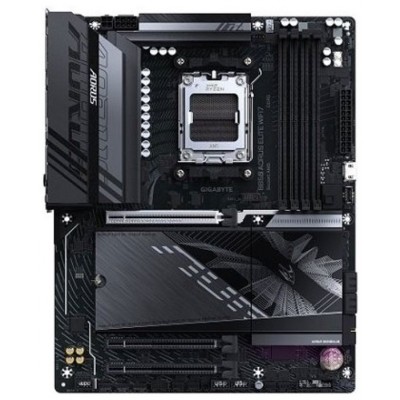 GIGABYTE B850 AORUS ELITE WIFI7 Placa Base - Procesadores AMD Ryzen Serie 9000, VRM digital de 14+2+2 fases, hasta 8200MHz DDR5 (OC), 1xPCIe 5.0 + 2xPCIe 4.0 M.2, LAN 2.5, WIFI 7, USB 3.2 Gen 2x2 (Espera 4 dias)