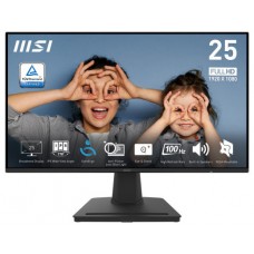 MSI PRO MP252 pantalla para PC 62,2 cm (24.5") 1920 x 1080 Pixeles Full HD LED Negro (Espera 4 dias)