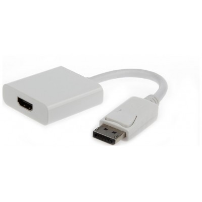 CABLE ADAPTADOR GEMBIRD DISPLAYPORT MACHO A HDMI HEMBRA BLANCO