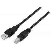 AISENS - CABLE USB 2.0 IMPRESORA, TIPO A/M-B/M, NEGRO, 4.5M