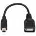 CABLE USB 2.0 OTG TIPO MINI BM-AH NEGRO 15CM AISENS