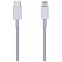 Aisens Cable Lightning-M a USB-C 2.0-M blanco 20cm