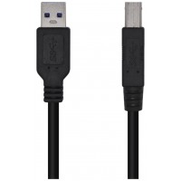 CABLE USB 3.0 IMPRESORA TIPO AM-BM NEGRO 2.0M AISENS