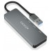 HUB USB 3.2 GEN2 10G USB-A/M-2xUSB-C/H-2xUSB-A/H GRIS