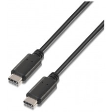 Aisens  Cable USB 2.0 3A C/M-C/M Negro 3.0M