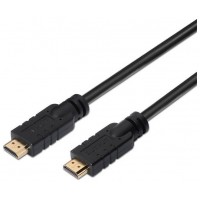 AISENS - CABLE HDMI V2.0 PREMIUM ALTA VELOCIDAD / HEC 4K@60HZ 18GBPS CON REPETIDOR, A/M-A/M, 15MTS