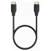 AISENS - CABLE HDMI V2.0 PREMIUM ALTA VELOCIDAD / HEC 4K@60HZ 18GBPS, A/M-A/M, NEGRO, 1.5M