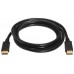 AISENS - CABLE DISPLAYPORT V1.2 4K@60HZ, DP/M-DP/M, NEGRO, 3.0M