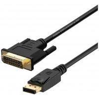 AISENS - CABLE CONVERSOR DISPLAYPORT A DVI, DP/M-DVI/M, NEGRO, 2.0M