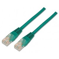 CABLE RED LATIGUILLO RJ45 CAT.5E UTP AWG24 VERDE 2.0M