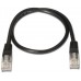 AISENS - CABLE DE RED LATIGUILLO RJ45 CAT.6 UTP AWG24, NEGRO, 2.0M