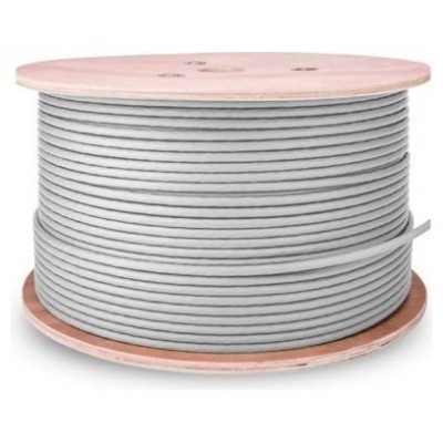 AISENS - CABLE DE RED RJ45 CAT.6 UTP RIGIDO AWG23 CCA (ALEACION), GRIS, 500M