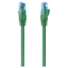 AISENS - CABLE DE RED LATIGUILLO RJ45 CAT.6 UTP AWG26 CCA, VERDE, 1.0M