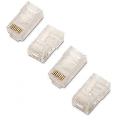 CONECTOR RJ45 8 HILOS CAT.5E AWG24 (100 UDS) AISENS