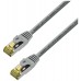 AISENS - CABLE DE RED LATIGUILLO RJ45 LSZH CAT.7 600 MHZ S/FTP PIMF AWG26, GRIS, 10M