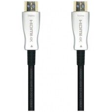AISENS - CABLE HDMI V2.0 AOC PREMIUM ALTA VELOCIDAD / HEC 4K@60HZ 18GBPS, A/M-A/M, NEGRO, 20M