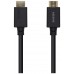 AISENS - CABLE HDMI V2.1 ULTRA ALTA VELOCIDAD / HEC CERTIFICADO 8K@60HZ 48GBPS, A/M-A/M, NEGRO, 3.0M