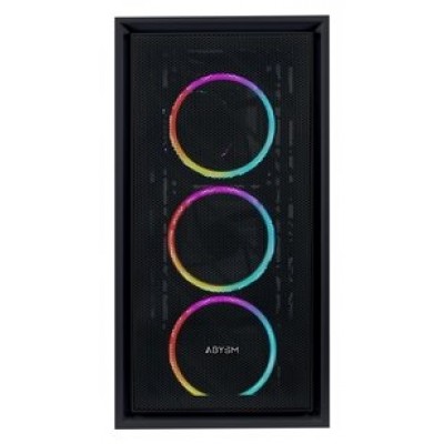 CAJA ATX ABYSM GAMING DANUBE KAMP BLACK - TEMPERED