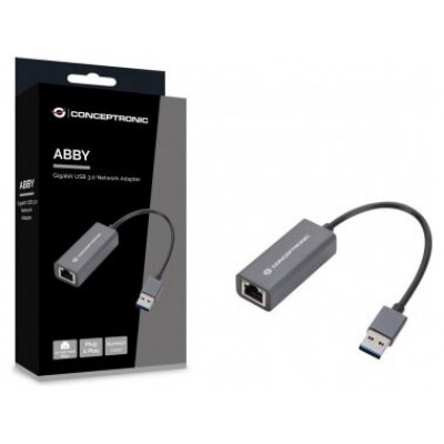 ADAPTADOR USB 3.0 A GIGABIT ETHERNET RJ45 COMPATIBLE