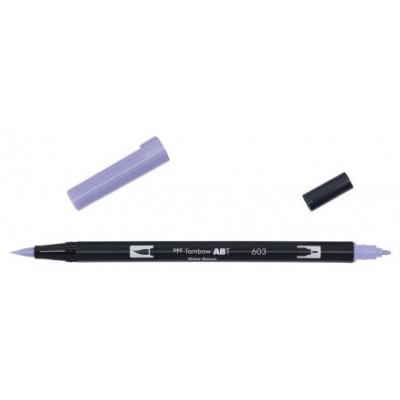 ROTULADOR DOBLE PUNTA PINCEL DUAL BRUSH-603 - COLOR PERIWINKLE. TOMBOW ABT-603 (Espera 4 dias)