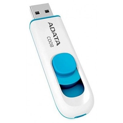 ADATA Lapiz Usb C008 64GB USB 2.0 Blanco/Azul