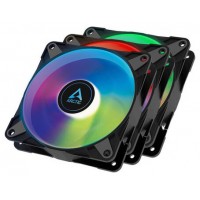 VENTILADOR 12CM ARCTIC P12 PWM A-RGB PACK 3 UNIDADES (Espera 4 dias)