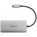 ADAPTADOR TARGUS USB-C A 4xUSB 3.0 PLATA