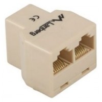 ADAPTADOR LANBERG SPLITTER UTP 1XRJ45 A 2XRJ45