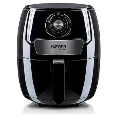 FREIDORA INTELIGENTE AIR FEAST 4.2L NEGRO HAEGER (Espera 4 dias)