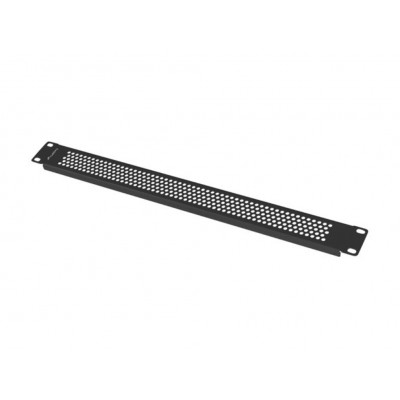 PANEL CIEGO LANBERG 1U 19" PERFORADO NEGRO