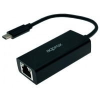 ADAPTADOR DE RED GIGALAN A USB TYPE-C APPROX APPC43