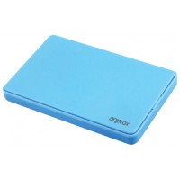 CAJA EXTERNA USB 2.5"" SATA USB 3.0 SCREWLESS AZUL CLARO APPROX (Espera 4 dias)