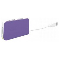 HUB USB 2.0 APPROX APPHT4P A 4xUSB-A 2.0 COLOR MORADO