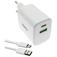 CARGADOR USB APPROX APPUSBWALL35W 1xUSB-C PD 1xUSB-A CARGADOR USB APPROX APPUSBWALL35W 1xUSB-C PD 1xUSB-A