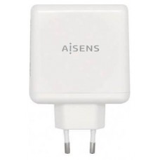 AISENS - CARGADOR 48W 1xUSB-C PD3.0 30W 1xUSB-A QC3.0 18W BLANCO