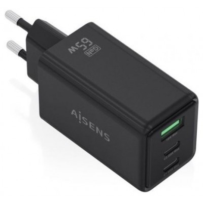 CARGADOR AISENS ASCH-65W3P073-BK
