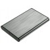 CAJA EXTERNA 2.5 9.5MM SATA A USB 3.0 USB3.1 GEN1 GRIS