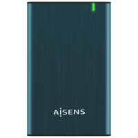 AISENS CAJA EXTERNA 2,5" ASE-2525BWN 9.5MM SATA A USB 3.0/USB3.1 GEN1, AZUL PACIFICO