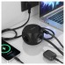 AISENS - REGLETA DE ENCHUFES SOBREMESA MULTIFUNCION CON 3 TOMAS + 2xUSB-C, 2xUSB-A, 1.4M, NEGRO