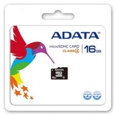 MICROSD A-DATA 16GB + ADAPTADOR SD (CLASE 4) (AUSDH16GCL4-RA1) (Espera 4 dias)