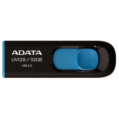 ADATA Lapiz Usb UV128 32GB USB 3.2 Negro/Azul