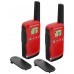 MOTOROLA T42 Walkie Talkie 4Km 16CH Rojo Duo