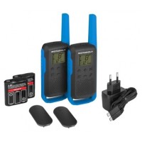 MOTOROLA T62 Walkie Talkie 8Km 16CH Azul Duo