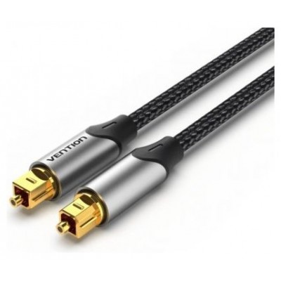 CABLE DE AUDIO DE FIBRA OPTICA 1.5 M GRIS VENTION (Espera 4 dias)