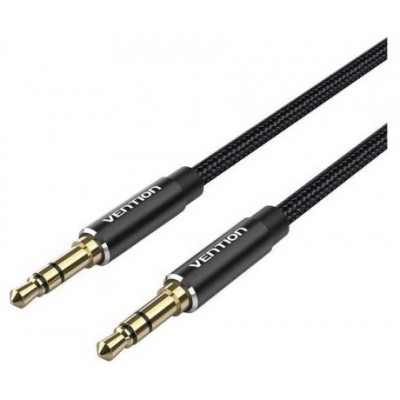 CABLE AUDIO ESTEREO JACK 3.5/M JACK 3.5/M 1.5 M NEGRO VENTION (Espera 4 dias)