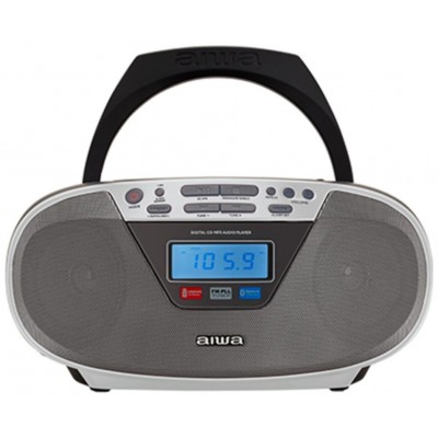 RADIO CD BLUETOOTH PORTABLE AIWA BOOMBOX BBTU-400SL