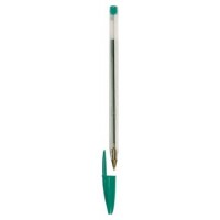 BOLIGRAFO CRISTAL CUERPO TRANSPARENTE TRAZO 0,4 MM. COLOR VERDE BIC 8373629 (MIN50) (Espera 4 dias)