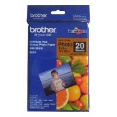 BROTHER Papel Inkjet Glossy 10x15 20h 260g/m2