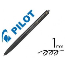 BOLÍGRAFO SUPER G NEGRO PILOT BPGG-8R-M-B (MIN12) (Espera 4 dias)